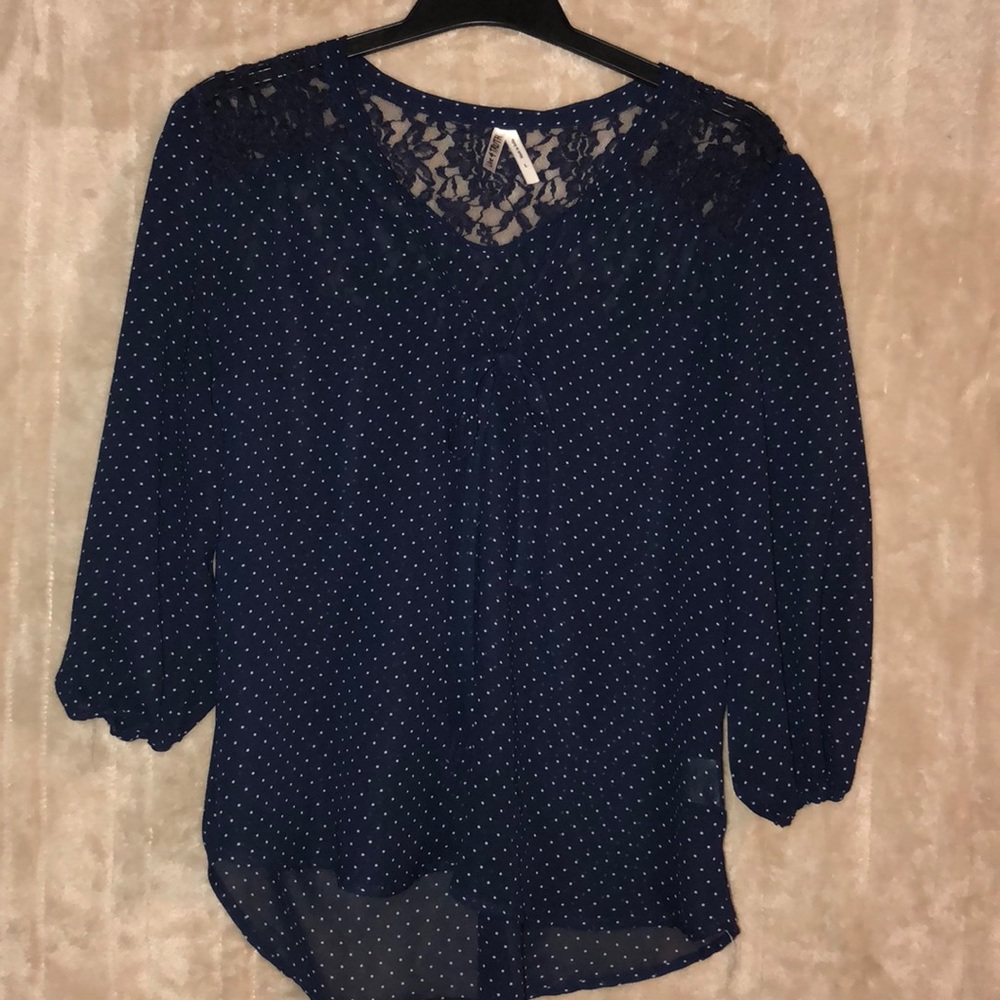 Navy Blue blouse